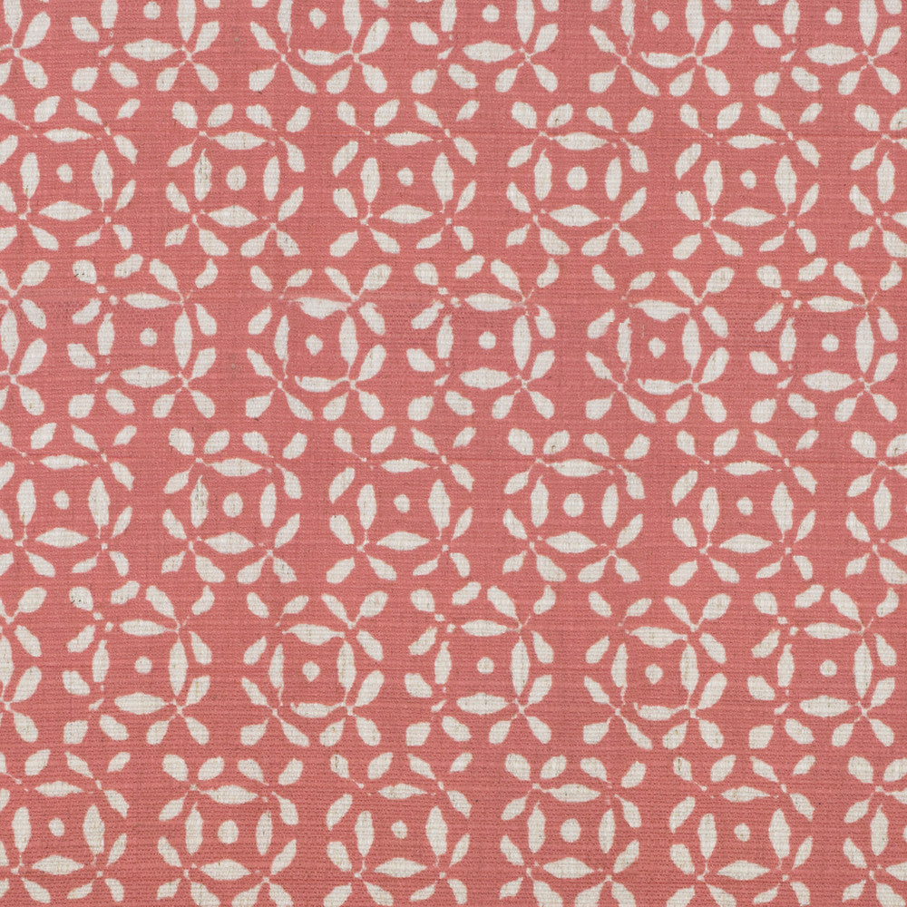 S4100 Flower by Greenhouse Designer Fabric 91% Polyester, 9% Linen China 53,000 double rubs </p><p>Repeat: 9" H, 8.5" V 56" - Swanky Fabrics -
