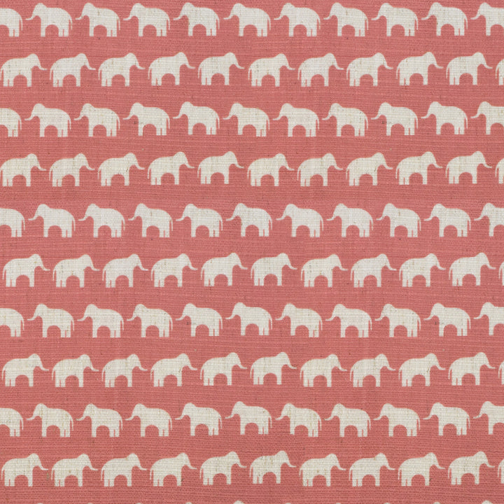 S4102 Coral by Greenhouse Designer Fabric 91% Polyester, 9% Linen China 53,000 double rubs </p><p>Repeat: 1.2" H, 2.4" V 56" - Swanky Fabrics -
