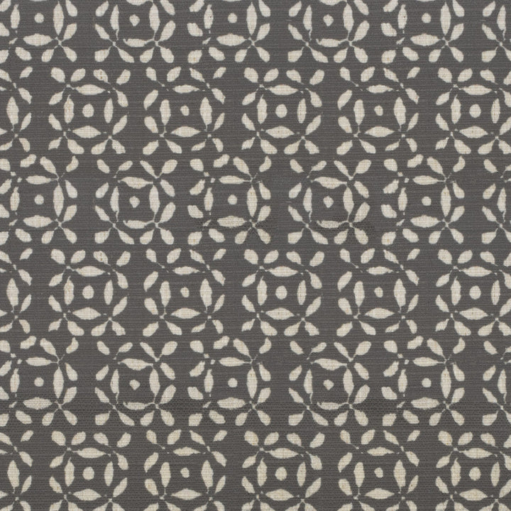 S4111 Pewter by Greenhouse Designer Fabric 91% Polyester, 9% Linen China 53,000 </p><p>Repeat: 9" H, 8.5" V 56" - Swanky Fabrics -