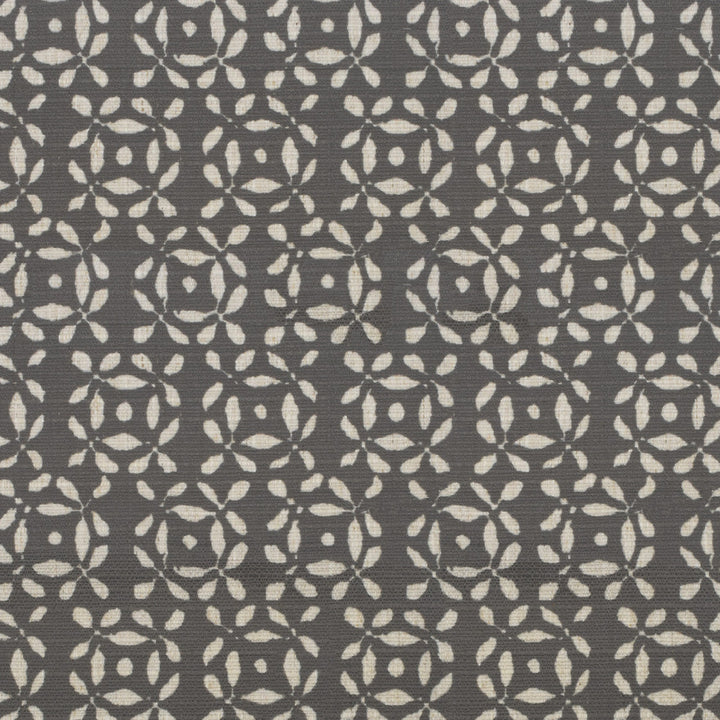 S4111 Pewter by Greenhouse Designer Fabric M07: Memos by Color 91% Polyester, 9% Linen China 53,000 double rubs </p><p>Repeat: 9" H, 8.5" V 56" - Swanky Fabrics -