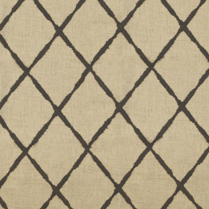 S4113 Smoke by Greenhouse Designer Fabric 80% Polyester, 15% Acrylic, 5% Linen China 20,000 </p><p>Repeat: 4.5" H, 6" V 58" - Swanky Fabrics -