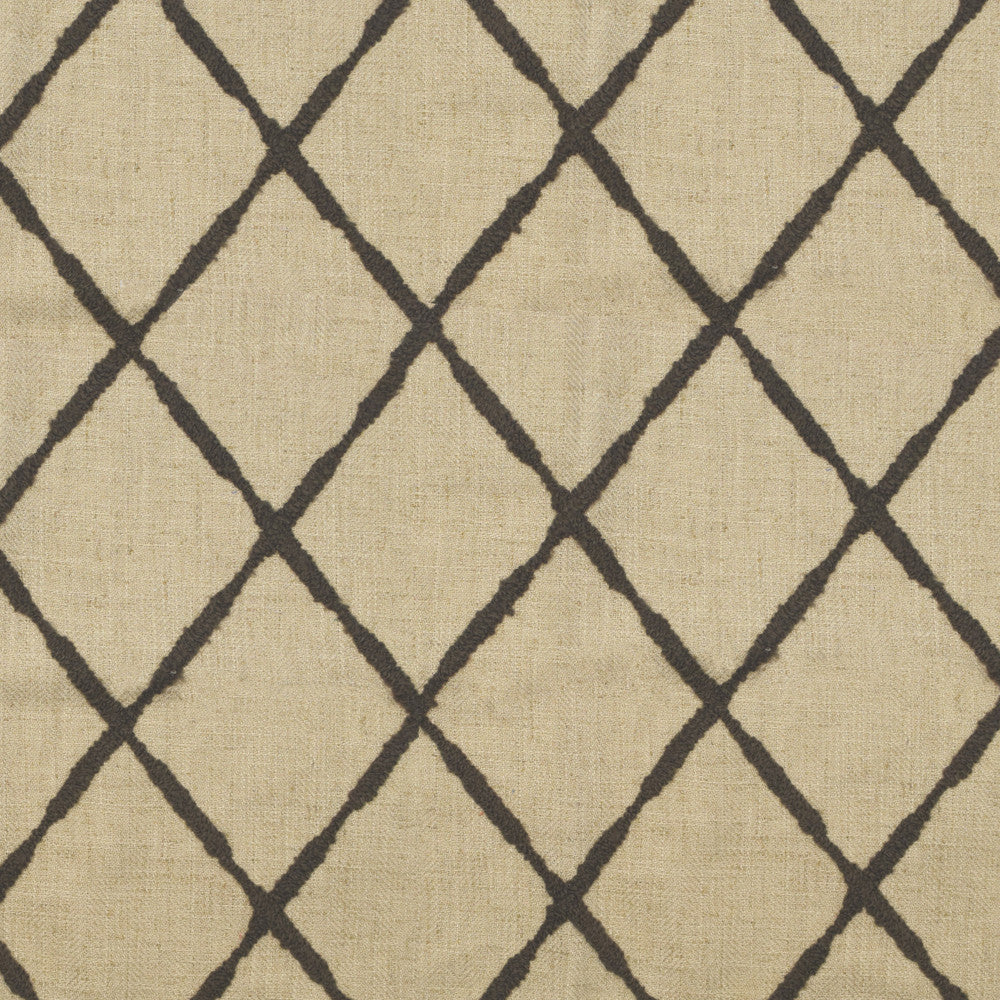 S4113 Smoke by Greenhouse Designer Fabric 80% Polyester, 15% Acrylic, 5% Linen China 20,000 double rubs </p><p>Repeat: 4.5" H, 6" V 58" - Swanky Fabrics -
