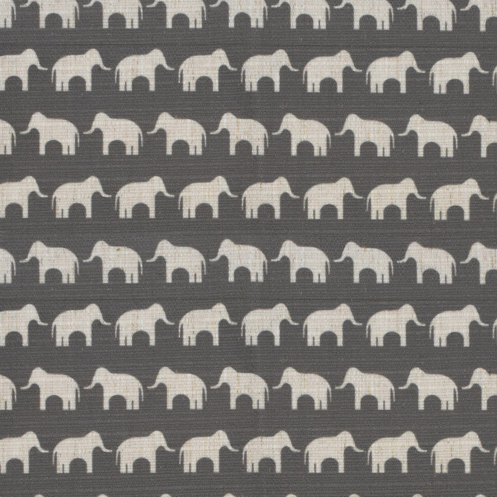 S4118 Pewter by Greenhouse Designer Fabric 91% Polyester, 9% Linen China 53,000 </p><p>Repeat: 1.2" H, 2.4" V 56" - Swanky Fabrics -