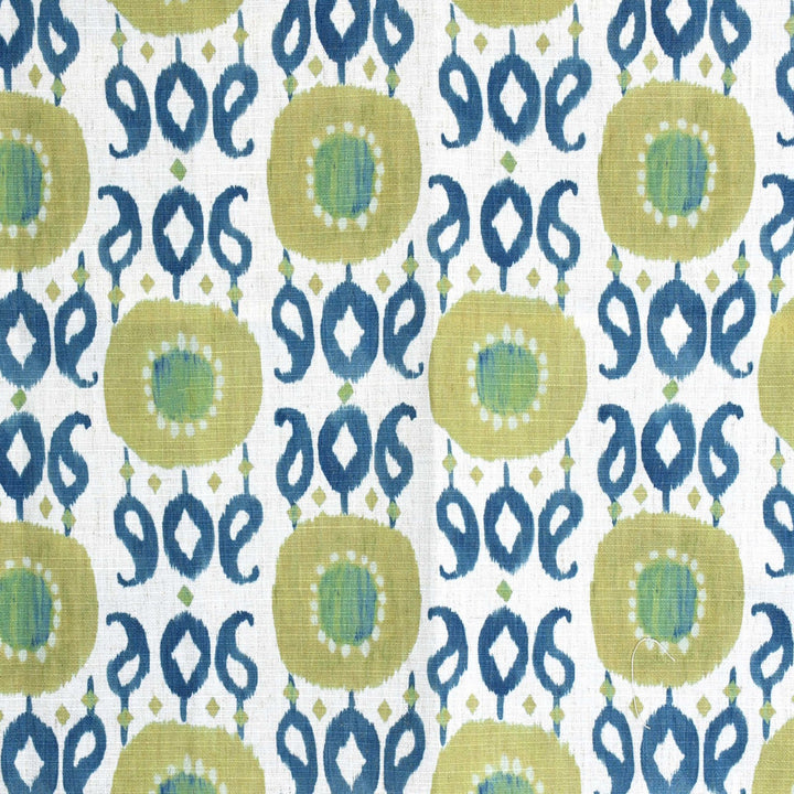 S4135 Citron by Greenhouse Designer Fabric 91% Polyester, 9% Linen China 53,000 double rubs </p><p>Repeat: 12" H, 9" V 56" - Swanky Fabrics -