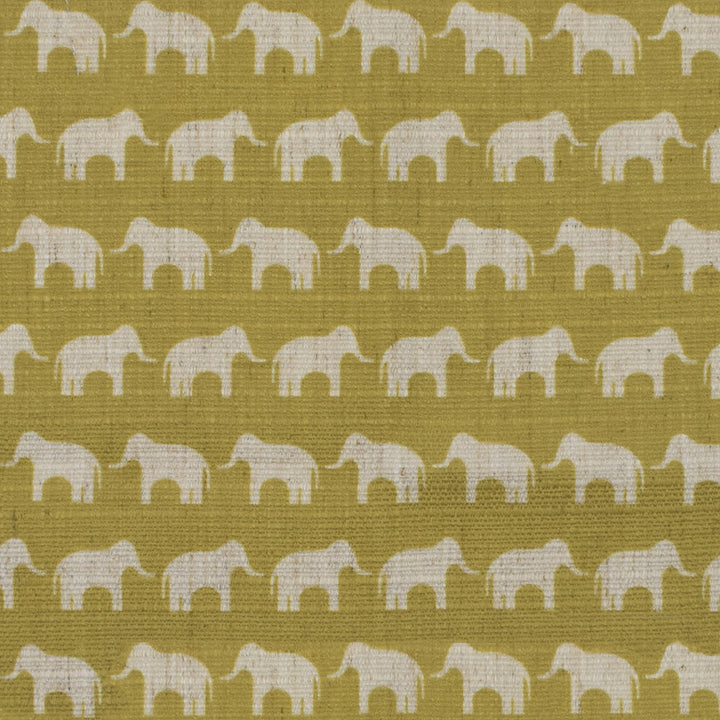 S4139 Citron by Greenhouse Designer Fabric 91% Polyester, 9% Linen China 53,000 double rubs </p><p>Repeat: 1.2" H, 2.4" V 56" - Swanky Fabrics -