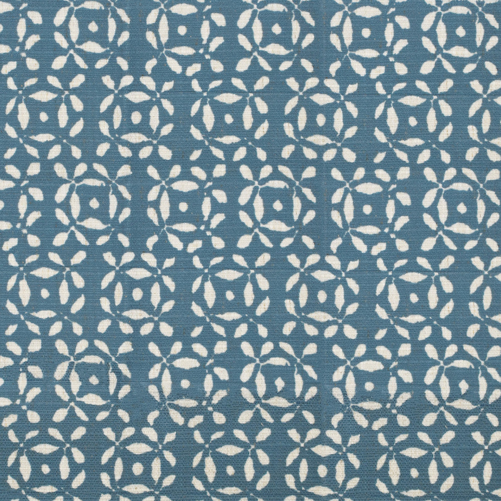 S4147 Peacock by Greenhouse Designer Fabric 91% Polyester, 9% Linen China 53,000 </p><p>Repeat: 9" H, 8.5" V 56" - Swanky Fabrics -
