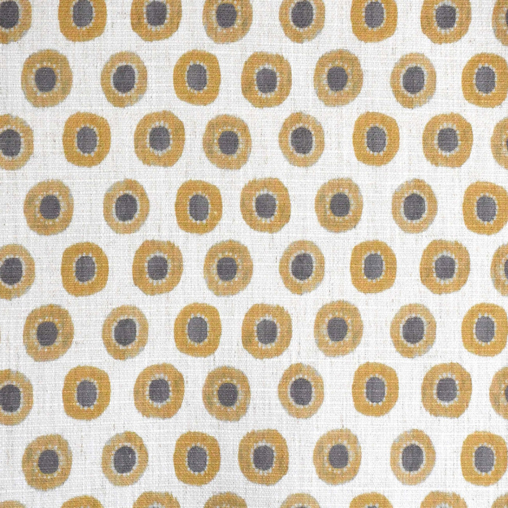 S4152 Amber by Greenhouse Designer Fabric 91% Polyester, 9% Linen China 53,000 double rubs </p><p>Repeat: 6.75" H, 6" V 56" - Swanky Fabrics -