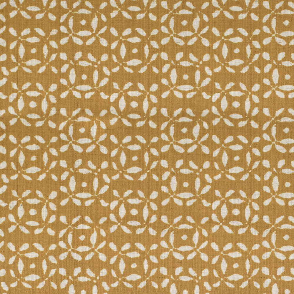 S4154 Saffron by Greenhouse Designer Fabric 91% Polyester, 9% Linen China 53,000 double rubs </p><p>Repeat: 9" H, 8.5" V 56" - Swanky Fabrics -