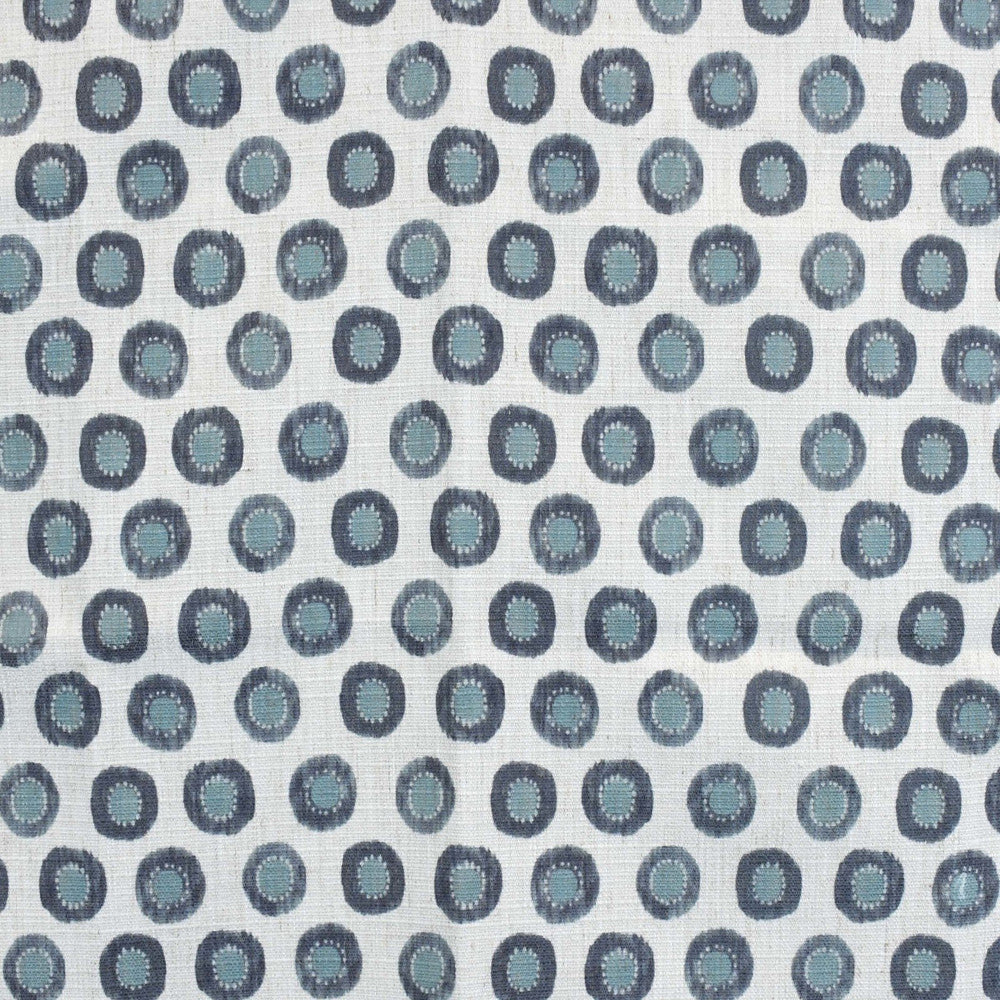 S4173 Slate by Greenhouse Designer Fabric M07: Memos by Color 91% Polyester, 9% Linen China 53,000 double rubs </p><p>Repeat: 6.75" H, 6" V 56" - Swanky Fabrics -