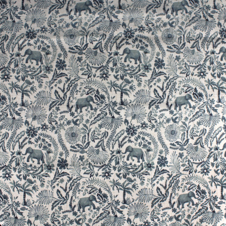 S4176 Slate by Greenhouse Designer Fabric 91% Polyester, 9% Linen China 53,000 </p><p>Repeat: 9" H, 9" V 56" - Swanky Fabrics -