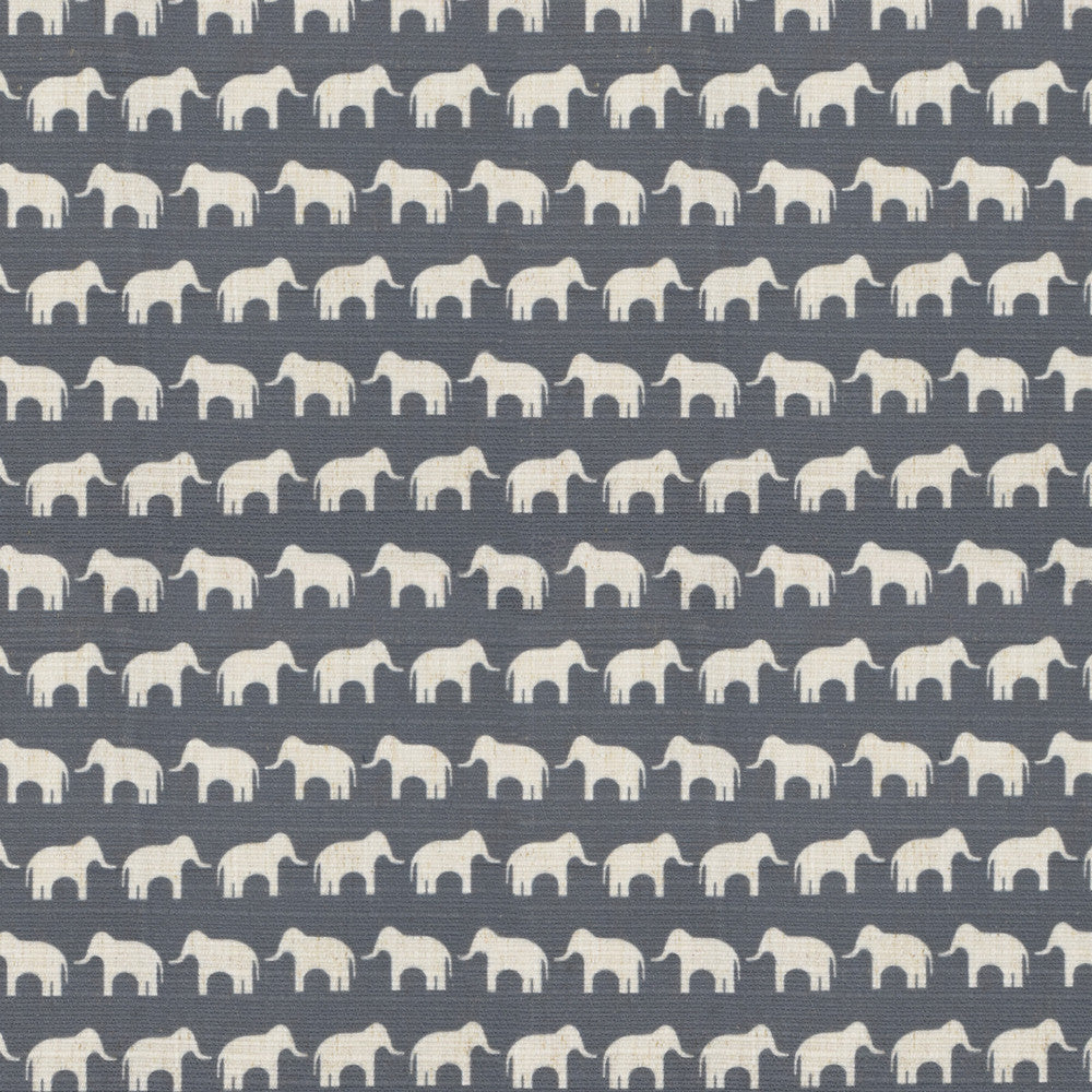 S4183 Slate by Greenhouse Designer Fabric M07: Memos by Color 91% Polyester, 9% Linen China 53,000 double rubs </p><p>Repeat: 1.2" H, 2.4" V 56" - Swanky Fabrics -