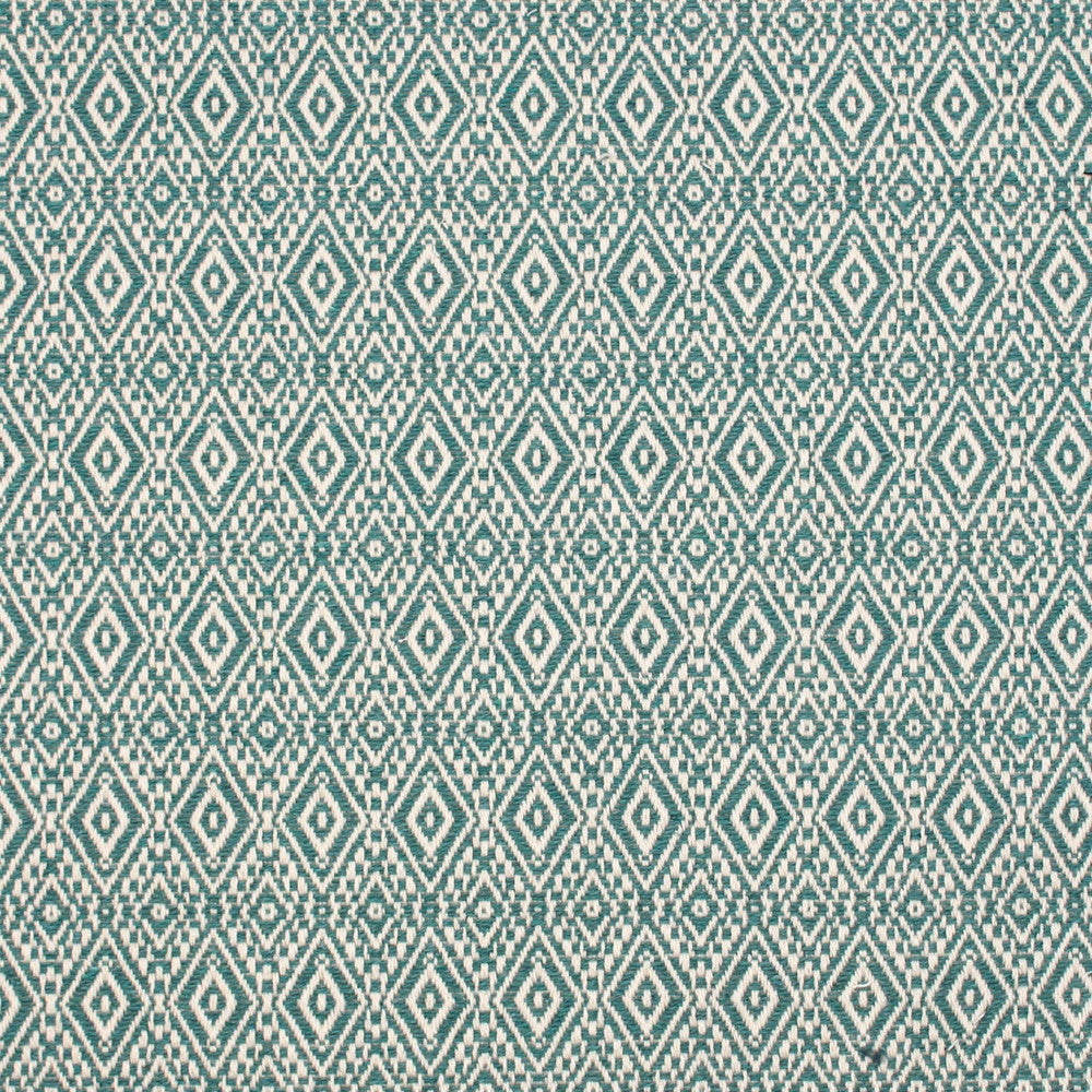 S4229 Robins Egg by Greenhouse Designer Fabric 70% Cotton, 30% Polyester USA 40,000 </p><p>Repeat: 1.462" H, .0875" V 54" - Swanky Fabrics -