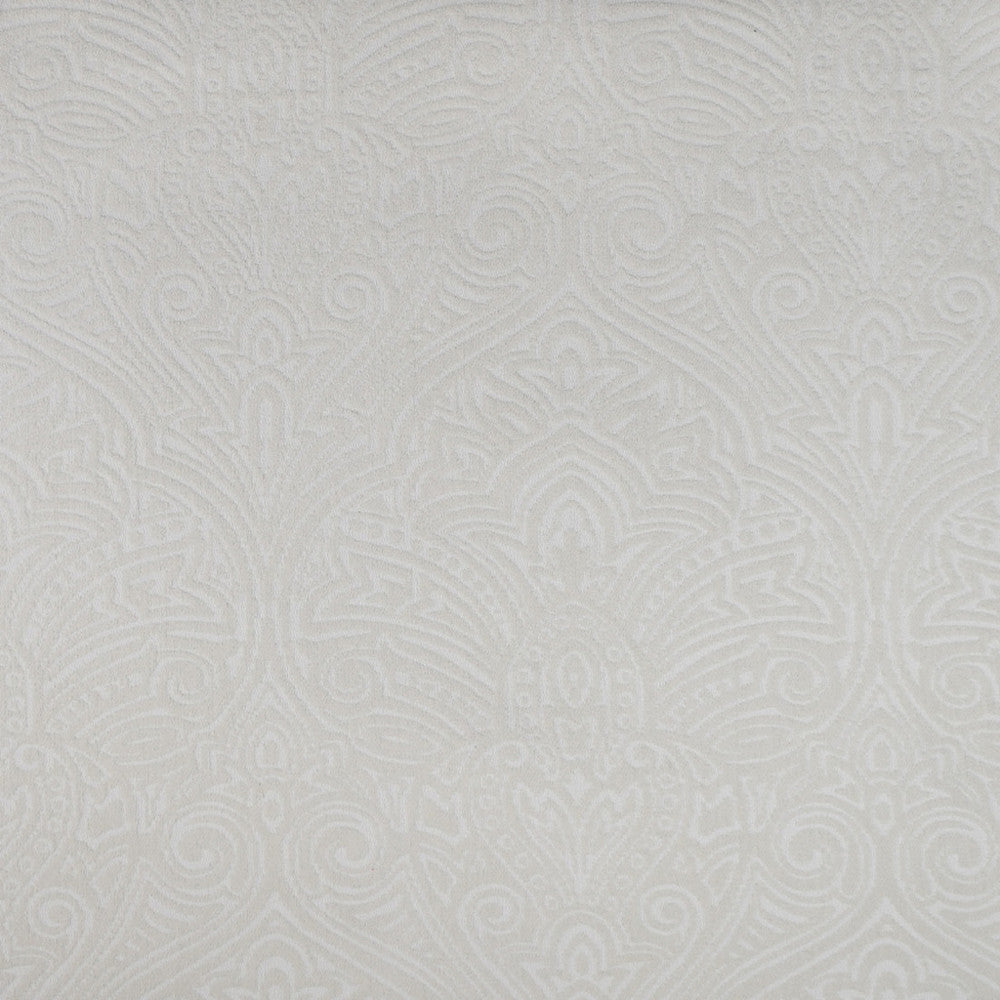 S4590 Snow by Greenhouse Designer Fabric 100% Polyester (Uv)
 1,200 Light Hours USA 63,000 </p><p>Repeat: 27.875" H, 13.5" V 55" - Swanky Fabrics -