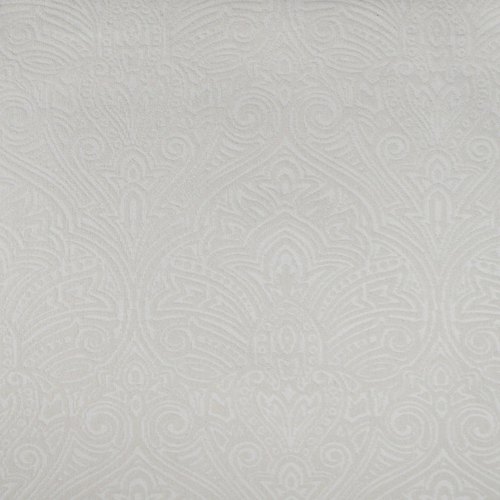 S4590 Snow by Greenhouse Designer Fabric 100% Polyester (Uv)
 1,200 Light Hours USA 63,000 </p><p>Repeat: 27.875" H, 13.5" V 55" - Swanky Fabrics -