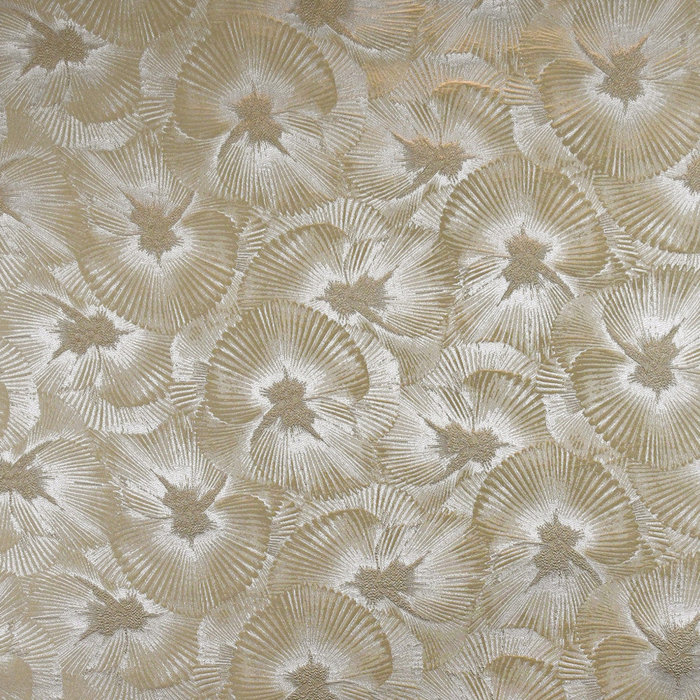 S4644 Sand by Greenhouse Designer Fabric 100% Polyester India 9,000 </p><p>Repeat: 9.3" H, 22" V 54" - Swanky Fabrics -