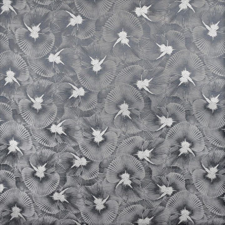 S4693 Pewter by Greenhouse Designer Fabric S66: Drapery & Bedding 100% Polyester India 9,000 double rubs </p><p>Repeat: 9.3" H, 22" V 54" - Swanky Fabrics -