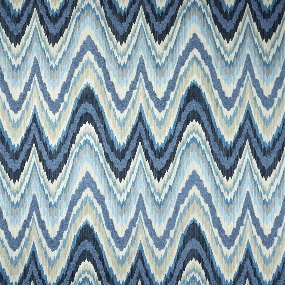 S4810 Ice Blue by Greenhouse Designer Fabric S69: Rain 100% Cotton India 11,000 double rubs </p><p>Repeat: 13.5" H, 18" V 56" - Swanky Fabrics -