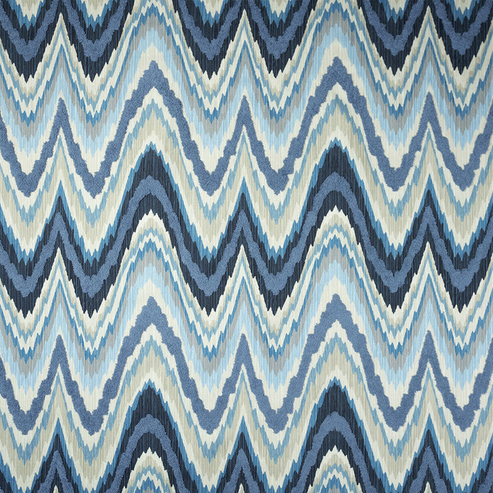 S4810 Ice Blue by Greenhouse Designer Fabric 100% Cotton India 11,000 </p><p>Repeat: 13.5" H, 18" V 56" - Swanky Fabrics -