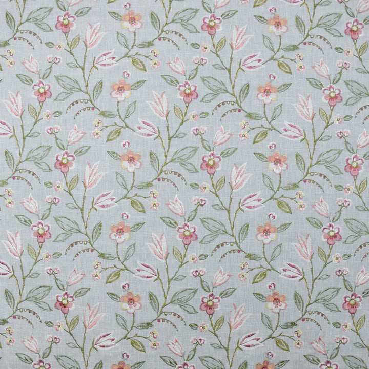 S4812 English Garden by Greenhouse Designer Fabric S69: Rain 58% Cotton, 42% Polyester W/ 100% Rayon Embroidery India 9,000 double rubs </p><p>Repeat: 13.125" H, 12.5" V 54" - Swanky Fabrics -