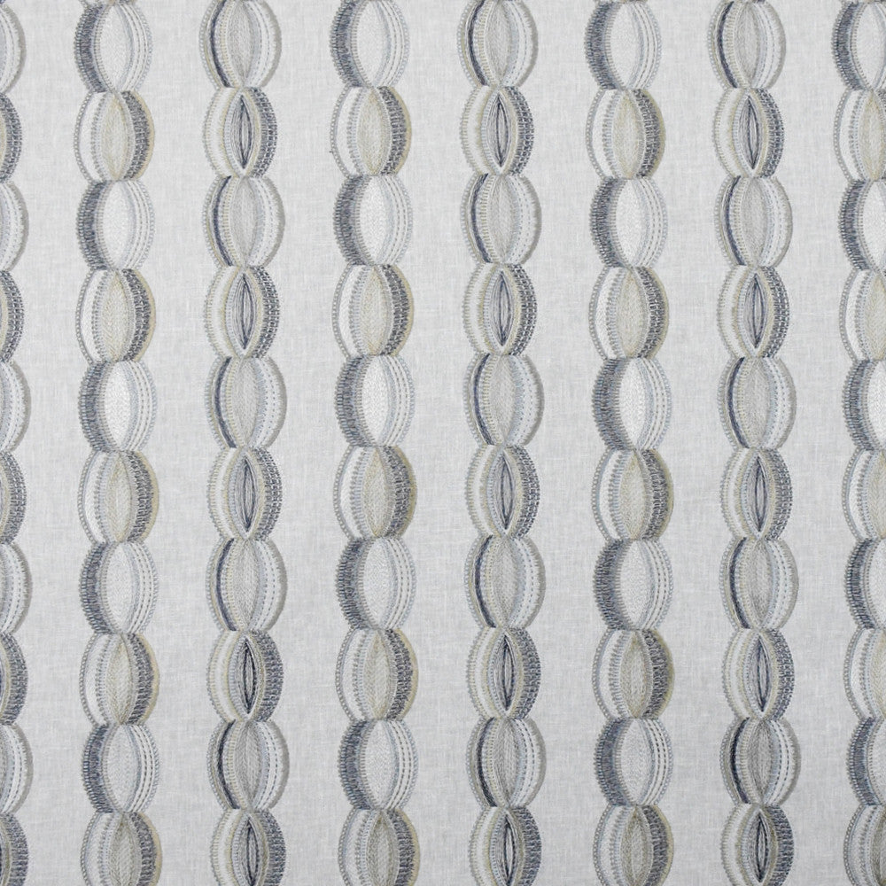 S4818 Slate by Greenhouse Designer Fabric S69: Rain 52% Cotton, 48% Polyester W/ 100% Polyester Embroidery India 9,000 double rubs </p><p>Repeat: 8.875" H, 6.25" V 54" - Swanky Fabrics -