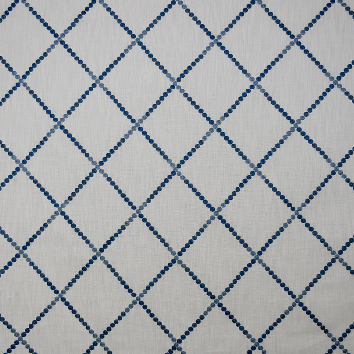 S4823 Cadet by Greenhouse Designer Fabric 54% Cotton, 46% Polyester W/ 100% Rayon Embroidery India 9,000 </p><p>Repeat: 6.875" H, 7.625" V 59" - Swanky Fabrics -