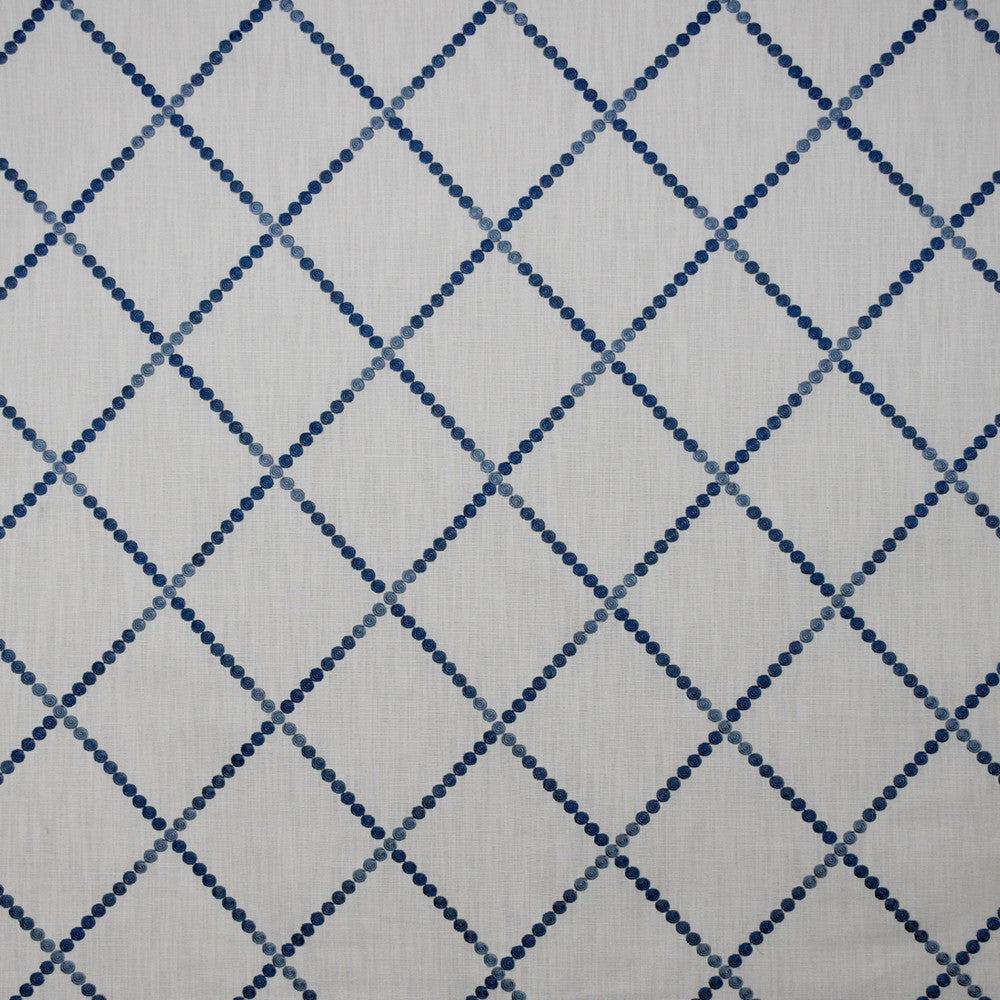 S4823 Cadet by Greenhouse Designer Fabric S69: Rain 54% Cotton, 46% Polyester W/ 100% Rayon Embroidery India 9,000 double rubs </p><p>Repeat: 6.875" H, 7.625" V 59" - Swanky Fabrics -