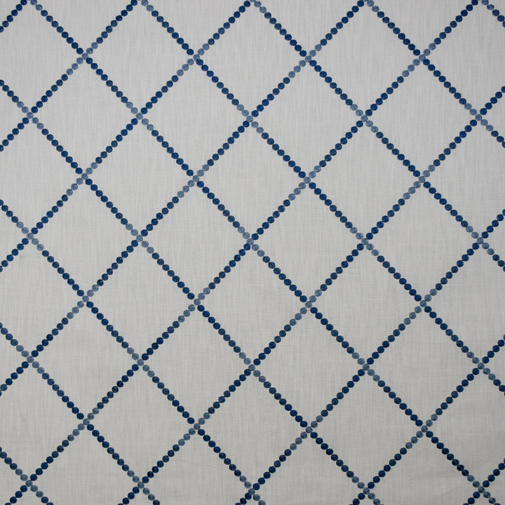 S4823 Cadet by Greenhouse Designer Fabric S69: Rain 54% Cotton, 46% Polyester W/ 100% Rayon Embroidery India 9,000 double rubs </p><p>Repeat: 6.875" H, 7.625" V 59" - Swanky Fabrics -