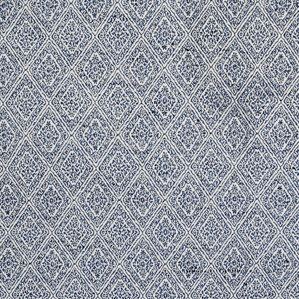 S4824 Denim by Greenhouse Designer Fabric S69: Rain 58% Polyester, 42% Cotton India 34,000 double rubs </p><p>Repeat: 2.75" H, 4.25" V 54" - Swanky Fabrics -