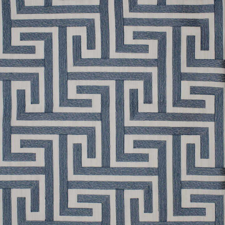 S4825 Atlantic by Greenhouse Designer Fabric 100% Polyester W/ 100% Rayon Embroidery India 9,000 </p><p>Repeat: 6.625" H, 6.375" V 55" - Swanky Fabrics -