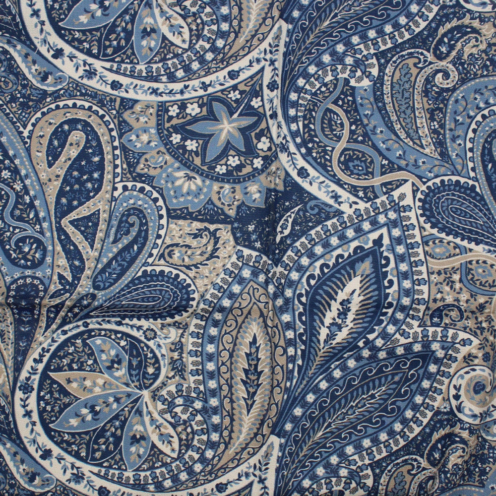 S4827 Bristol by Greenhouse Designer Fabric S69: Rain 100% Cotton India 11,000 double rubs </p><p>Repeat: 27" H, 13.5" V 54" - Swanky Fabrics -