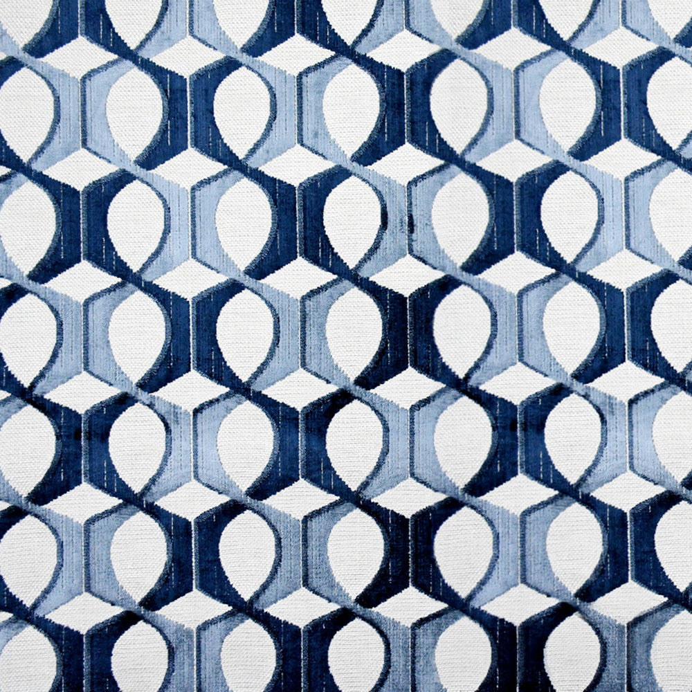 S4828 Indigo by Greenhouse Designer Fabric S69: Rain 56% Polyester, 44% Rayon China 30,000 double rubs </p><p>Repeat: 9.33" H, 10" V 55" - Swanky Fabrics -