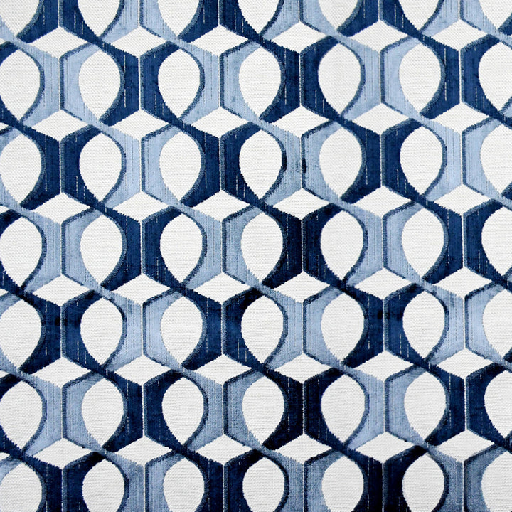 S4828 Indigo by Greenhouse Designer Fabric 56% Polyester, 44% Rayon China 30,000 </p><p>Repeat: 9.33" H, 10" V 55" - Swanky Fabrics -