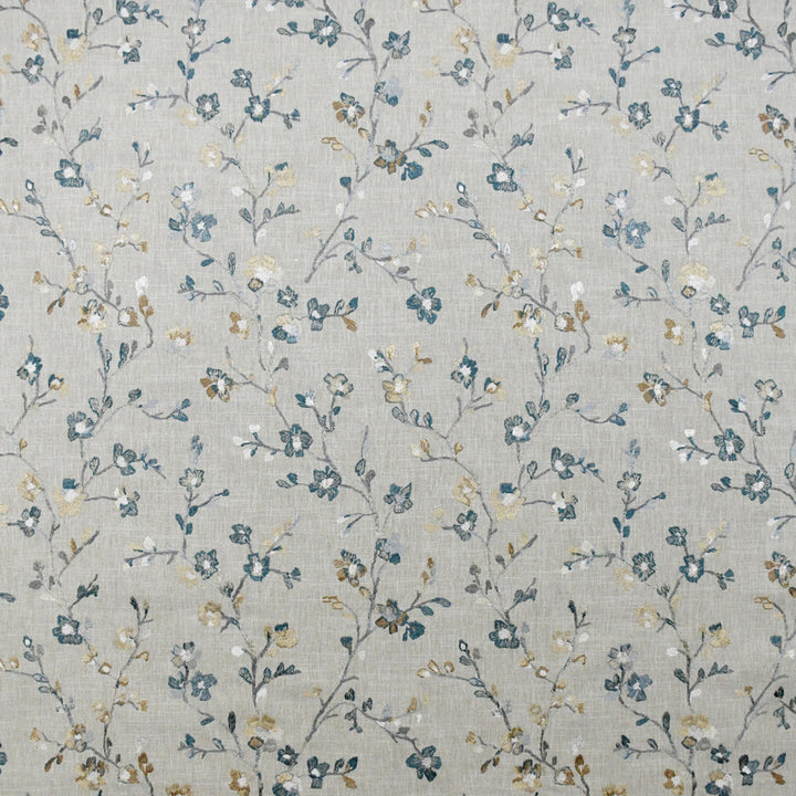 S4832 Lagoon by Greenhouse Designer Fabric S69: Rain 58% Cotton, 42% Polyester W/ 100% Rayon Embroidery India 6,000 double rubs </p><p>Repeat: 17.5" H, 18.5" V 55" - Swanky Fabrics -