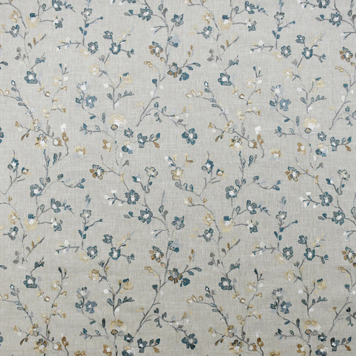 S4832 Lagoon by Greenhouse Designer Fabric 58% Cotton, 42% Polyester W/ 100% Rayon Embroidery India 6,000 </p><p>Repeat: 17.5" H, 18.5" V 55" - Swanky Fabrics -