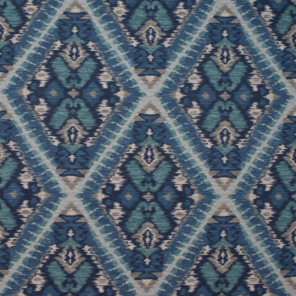 S4835 Peacock by Greenhouse Designer Fabric M15: Memos by Color 100% Cotton India 11,000 double rubs </p><p>Repeat: 13.5" H, 18" V 54" - Swanky Fabrics -
