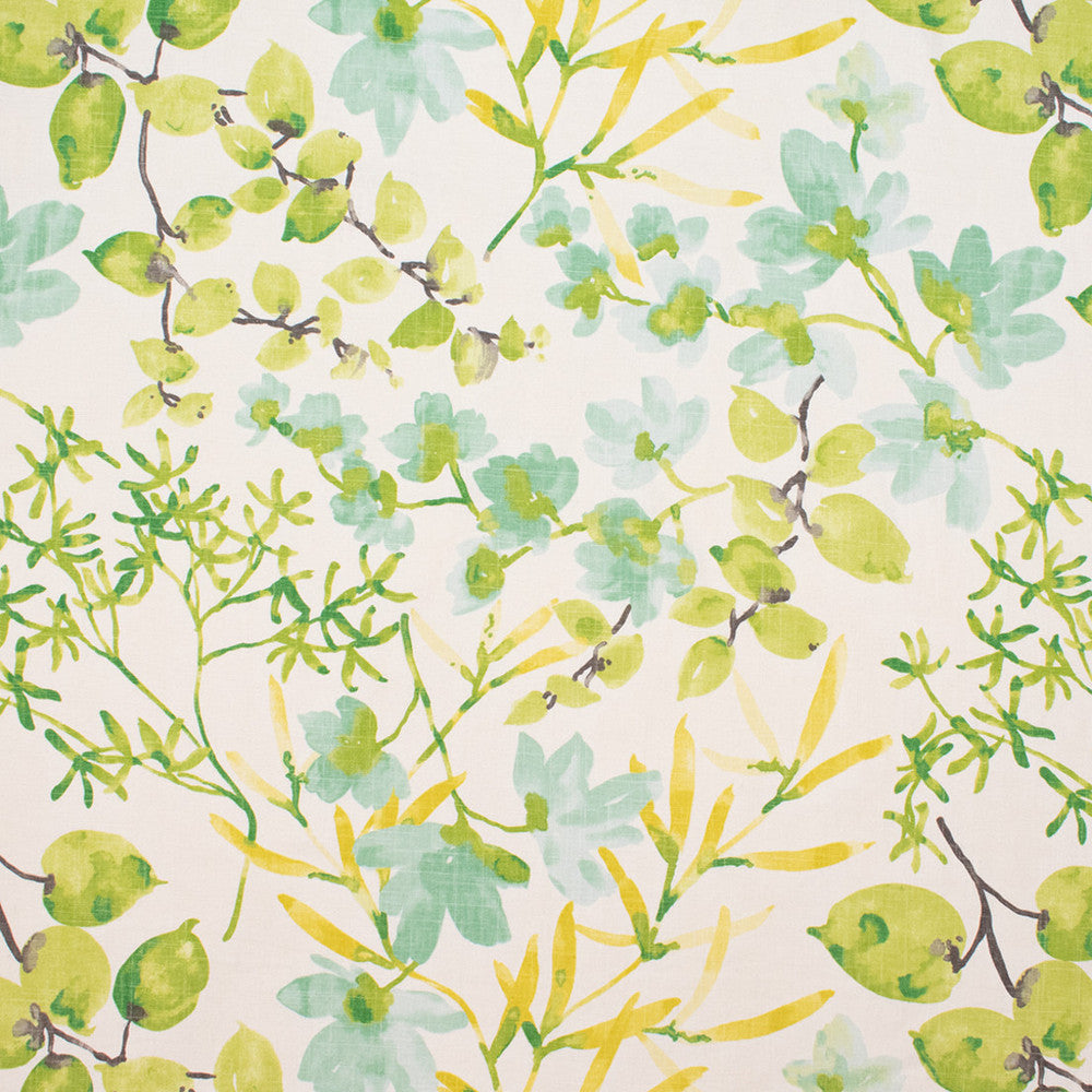 S4858 Citrus by Greenhouse Designer Fabric 55% Linen, 45% Rayon USA 24,000 </p><p>Repeat: 27" H, 27" V 54" - Swanky Fabrics -