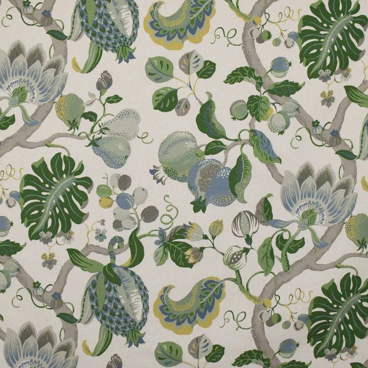 S4868 Lagoon by Greenhouse Designer Fabric 100% Cotton Spain 51,000 </p><p>Repeat: 27" H, 27" V 54" - Swanky Fabrics -