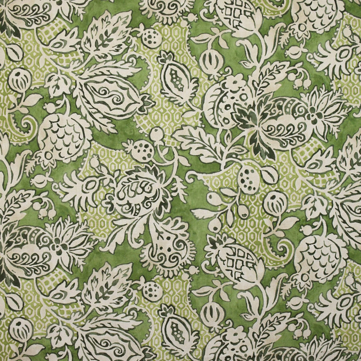 S4883 Avocado by Greenhouse Designer Fabric 100% Cotton Spain 6,000 </p><p>Repeat: 27" H, 27" V 54" - Swanky Fabrics -