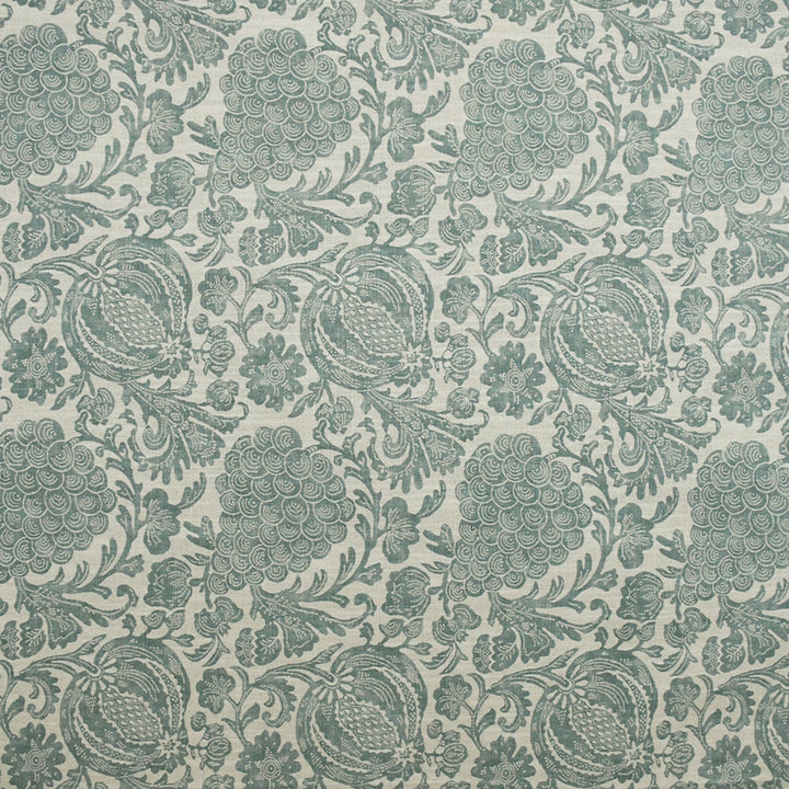 S4886 Aqua by Greenhouse Designer Fabric S70: Moss 75% Cotton, 25% Linen Pakistan 27,000 double rubs Soil & Stain Repellent </p><p>Repeat: 54" H, 36" V 54" - Swanky Fabrics -