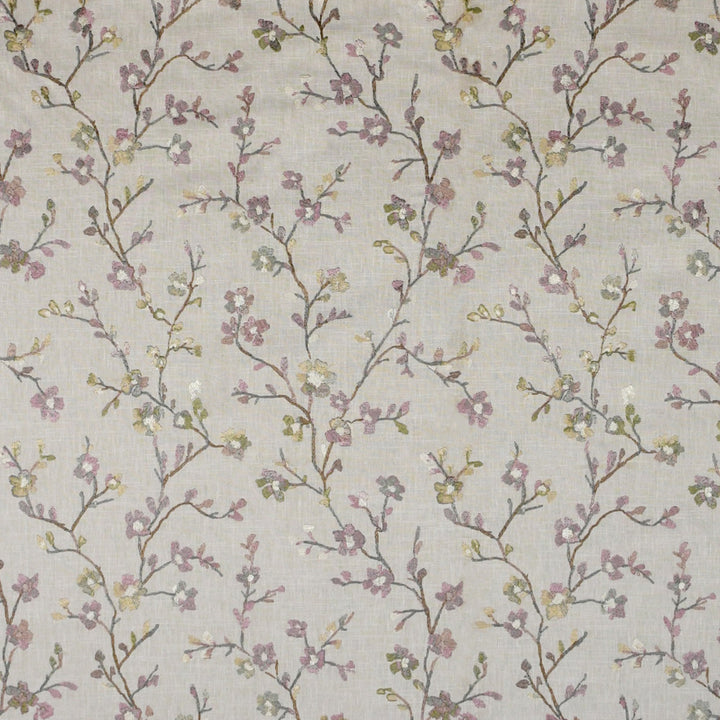 S4900 Wisteria by Greenhouse Designer Fabric 58% Cotton, 42% Polyester W/ 100% Rayon Embroidery India 6,000 </p><p>Repeat: 17.5" H, 18.5" V 55" - Swanky Fabrics -