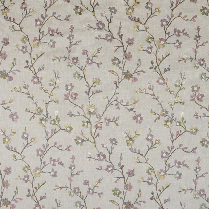 S4900 Wisteria by Greenhouse Designer Fabric S71: Spring 58% Cotton, 42% Polyester W/ 100% Rayon Embroidery India 6,000 double rubs </p><p>Repeat: 17.5" H, 18.5" V 55" - Swanky Fabrics -