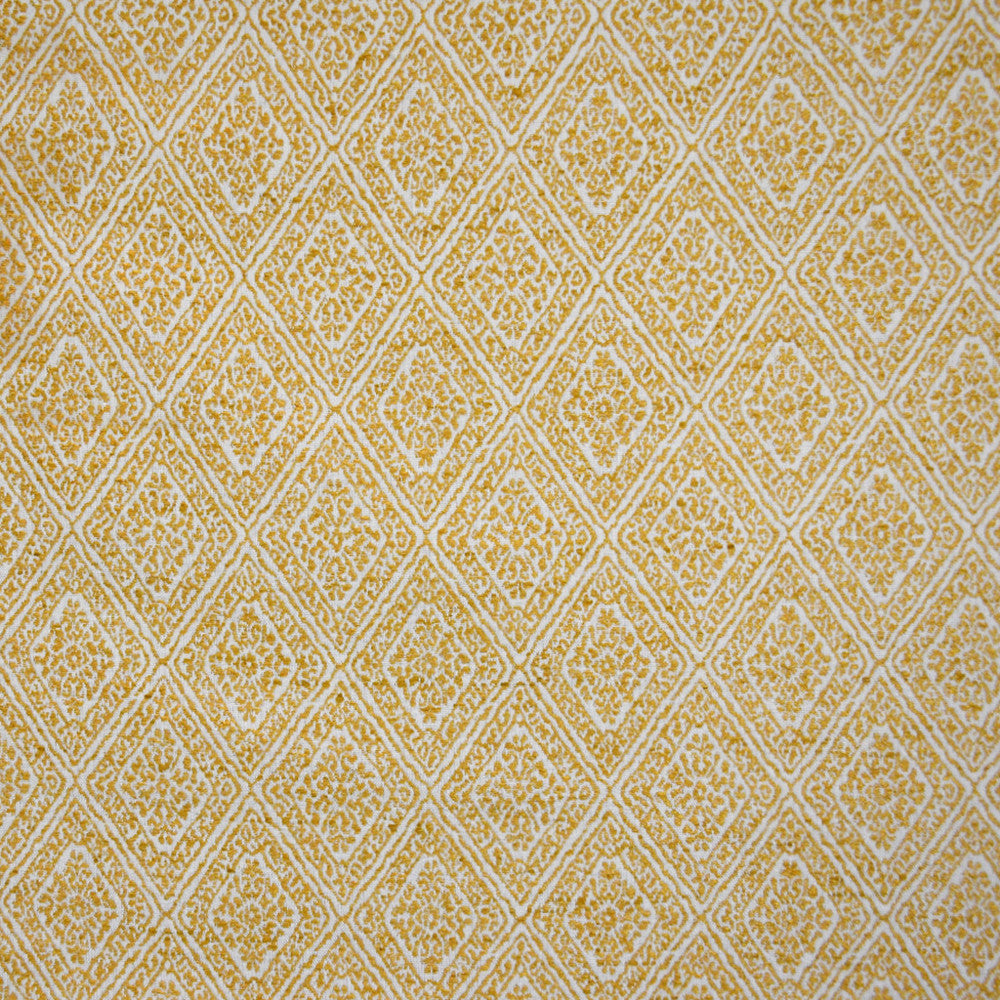 S4902 Gold by Greenhouse Designer Fabric 58% Polyester, 42% Cotton India 34,000 </p><p>Repeat: 2.75" H, 4.25" V 54" - Swanky Fabrics -