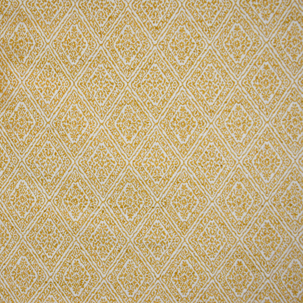 S4902 Gold by Greenhouse Designer Fabric S71: Spring 58% Polyester, 42% Cotton India 34,000 double rubs </p><p>Repeat: 2.75" H, 4.25" V 54" - Swanky Fabrics -