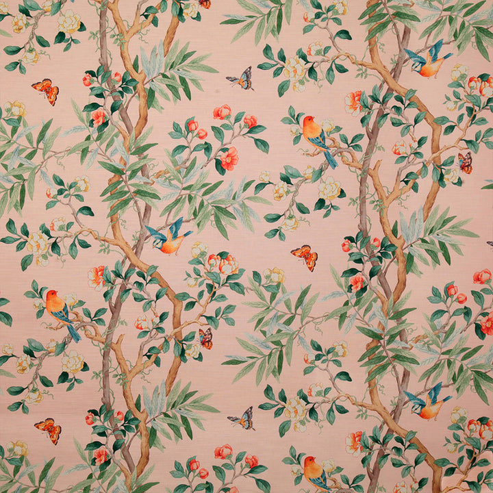 S4922 Rose by Greenhouse Designer Fabric 100% Cotton Peru 25,000 </p><p>Repeat: 27" H, 35.5" V 54" - Swanky Fabrics -