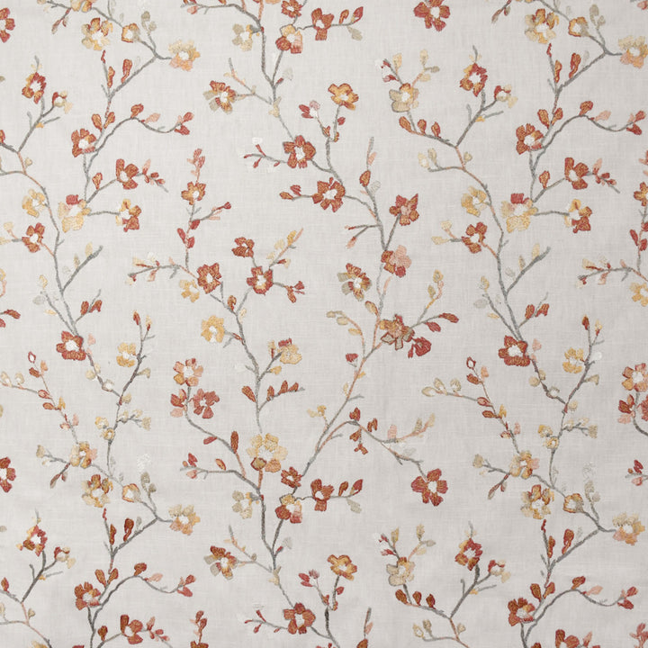 S4923 Blossom by Greenhouse Designer Fabric S71: Spring 58% Cotton, 42% Polyester W/ 100% Rayon Embroidery India 6,000 double rubs </p><p>Repeat: 17.5" H, 18.5" V 55" - Swanky Fabrics -