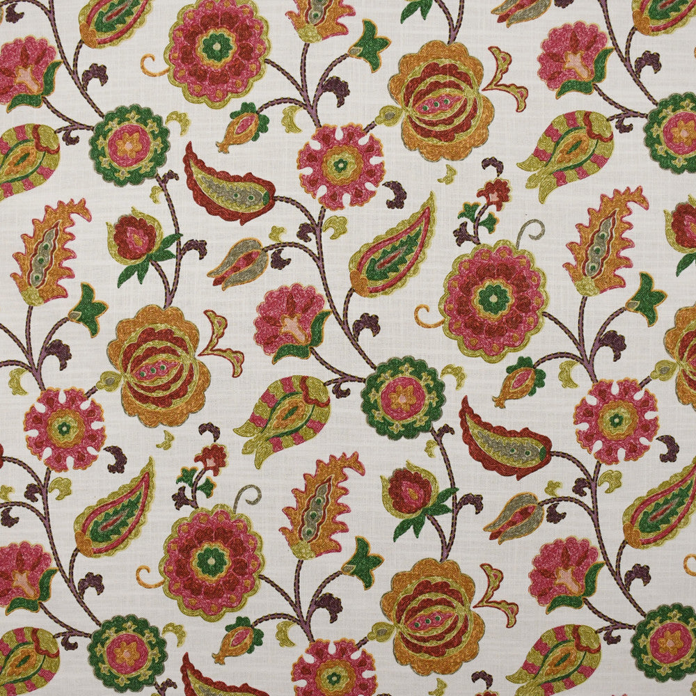 S4927 Tutti Fruitti by Greenhouse Designer Fabric S71: Spring 75% Cotton, 25% Linen Pakistan 27,000 double rubs Soil & Stain Repellent </p><p>Repeat: 13.5" H, 25.25" V 54" - Swanky Fabrics -
