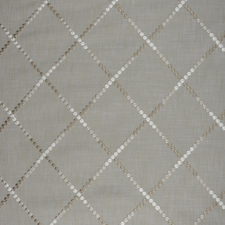S4975 Flax by Greenhouse Designer Fabric S72: Fawn 54% Cotton, 46% Polyester W/ 100% Rayon Embroidery India 9,000 double rubs </p><p>Repeat: 6.875" H, 7.625" V 59" - Swanky Fabrics -