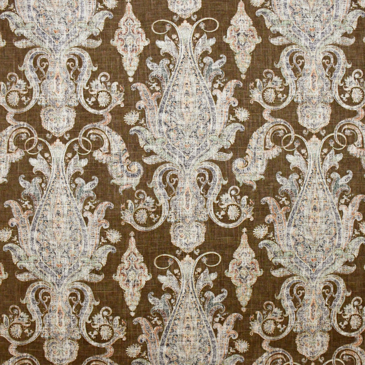 S4987 Oak by Greenhouse Designer Fabric 55% Linen, 45% Rayon USA 24,000 </p><p>Repeat: 27" H, 25.5" V 54" - Swanky Fabrics -