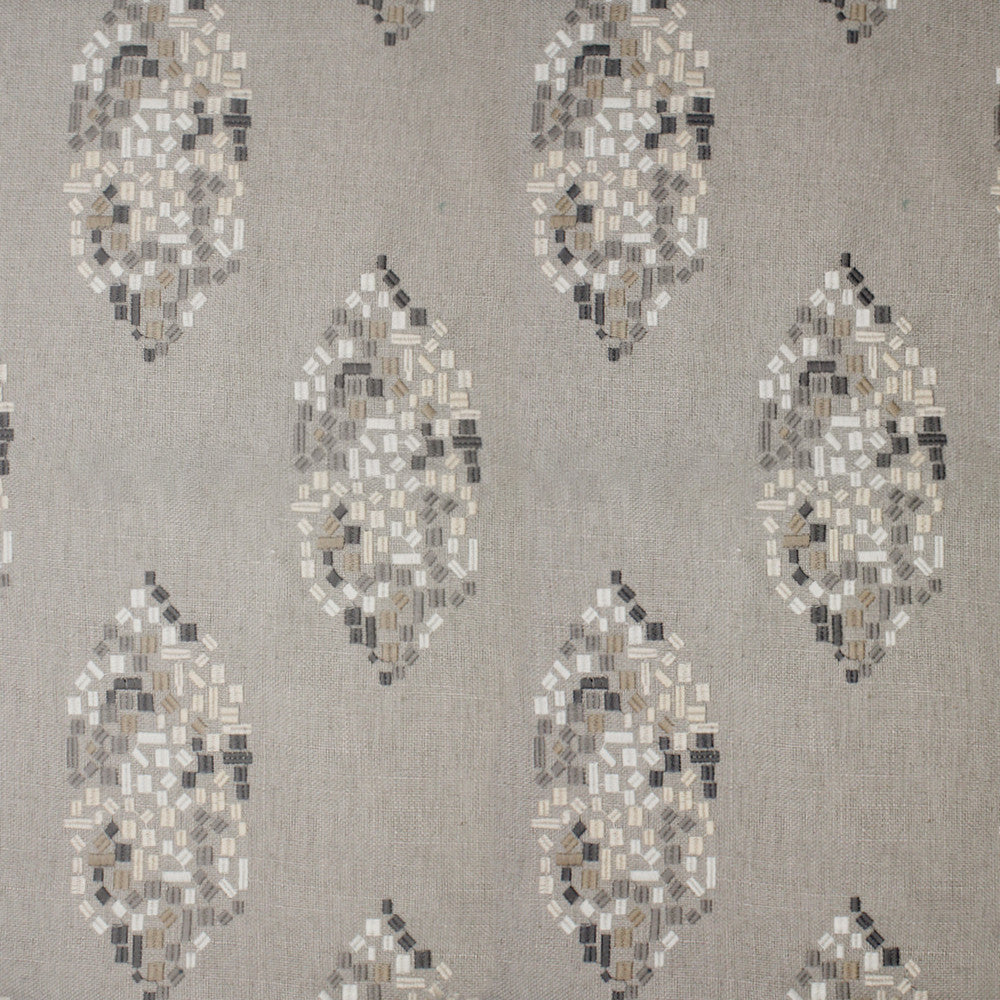 S5033 Glacier by Greenhouse Designer Fabric S73: Onyx 36% Polyester, 26% Cotton, 22% Viscose, 16% Linen China 40,000 double rubs </p><p>Repeat: 8.5" H, 11.75" V 56" - Swanky Fabrics -