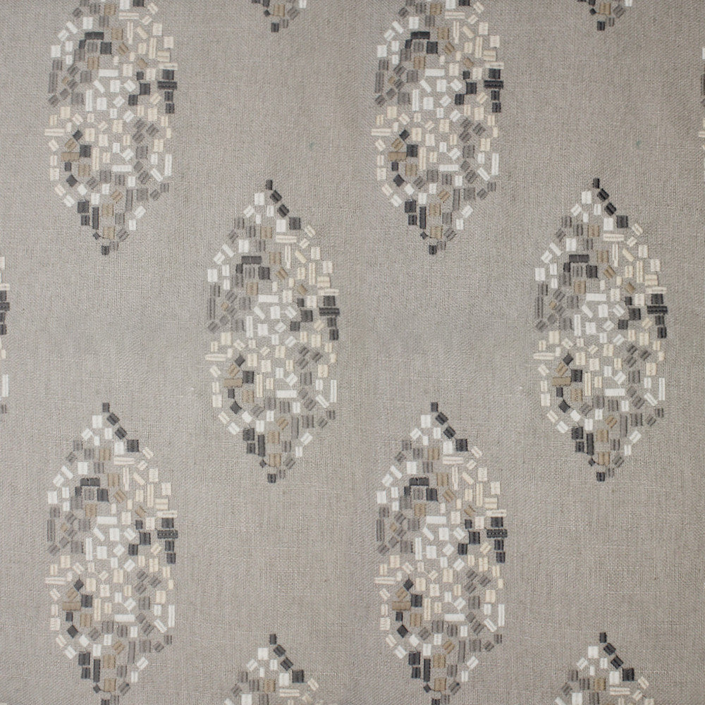 S5033 Glacier by Greenhouse Designer Fabric 36% Polyester, 26% Cotton, 22% Viscose, 16% Linen China 40,000 </p><p>Repeat: 8.5" H, 11.75" V 56" - Swanky Fabrics -